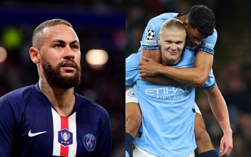 Haaland vượt qua Neymar về số bàn thắng tại Cúp C1 (Ảnh: Getty).